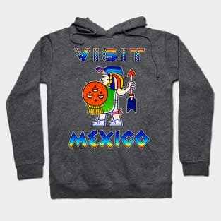 Visit Mexico Vintage Travel Hoodie